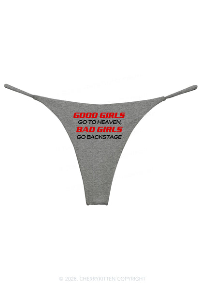 Bad Girls Go Backstage Y2K Bikini String Thong Cherrykitten