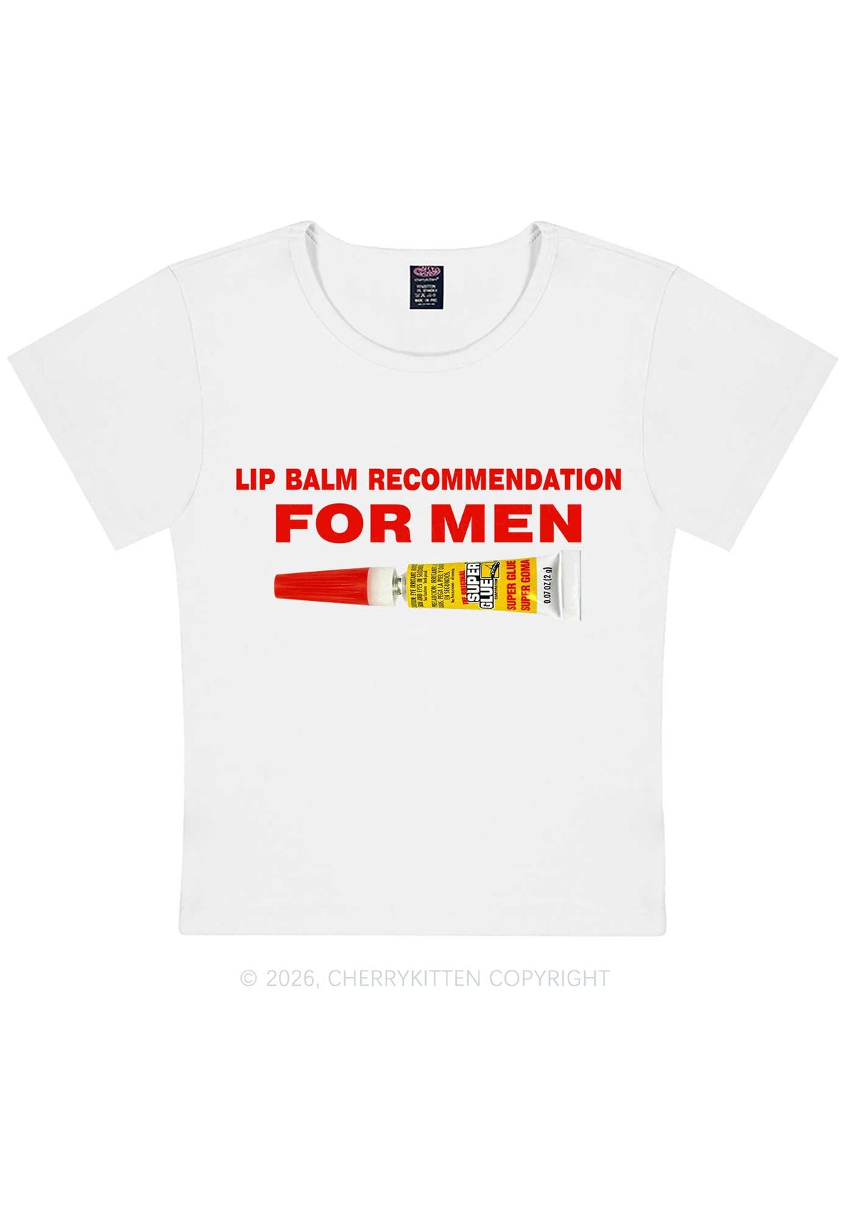 Lip Balm Recommendation For Men Y2K Baby Tee Cherrykitten