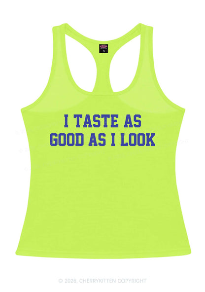 Taste Good Y2K Women Racerback Tank Top Cherrykitten