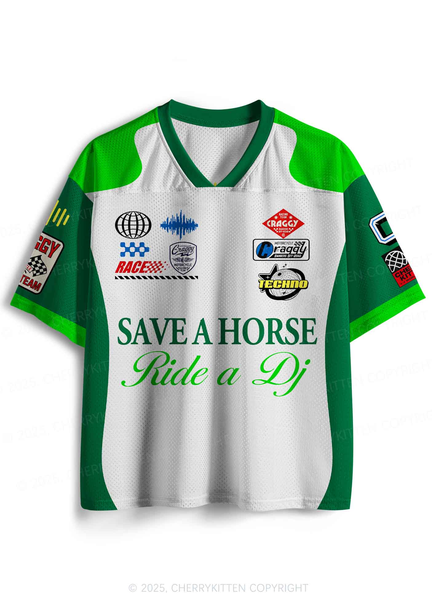 Custom Ride A DJ Y2K Sport Jersey Shirts Cherrykitten