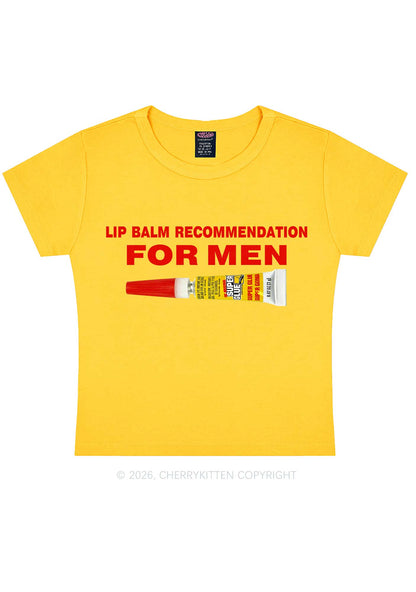 Lip Balm Recommendation For Men Y2K Baby Tee Cherrykitten