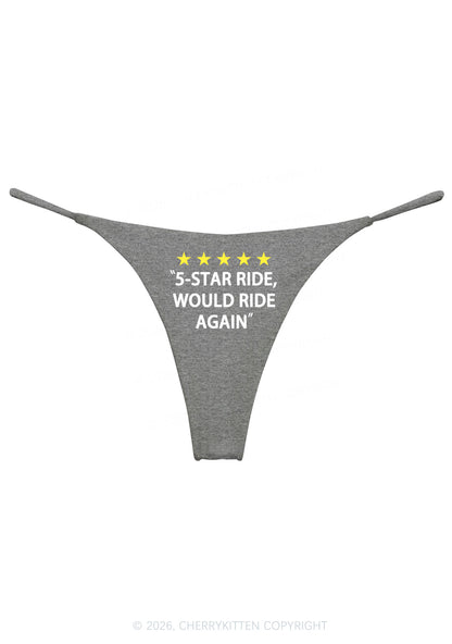 Five Star Ride Y2K Bikini String Thong Cherrykitten