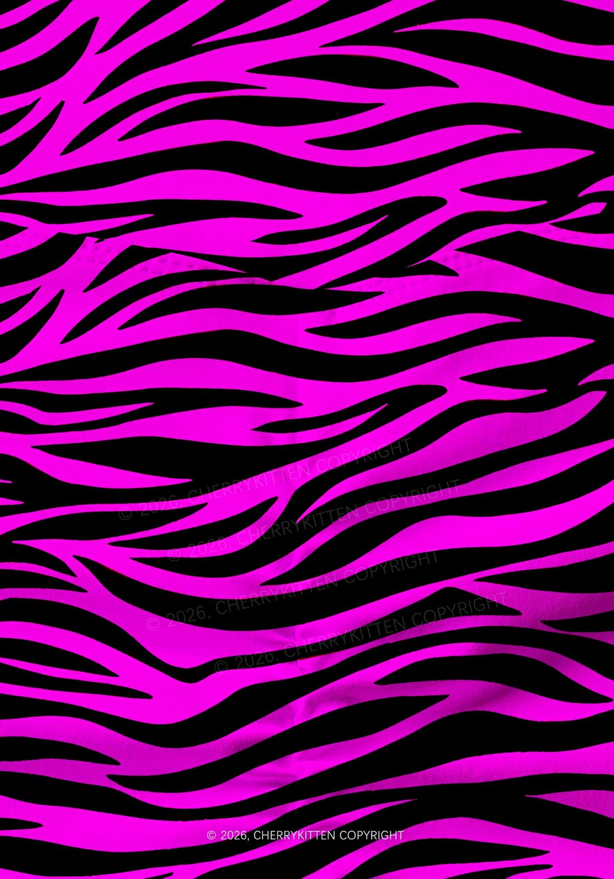 Pink Zebra Y2K Print Gym Shorts Cherrykitten