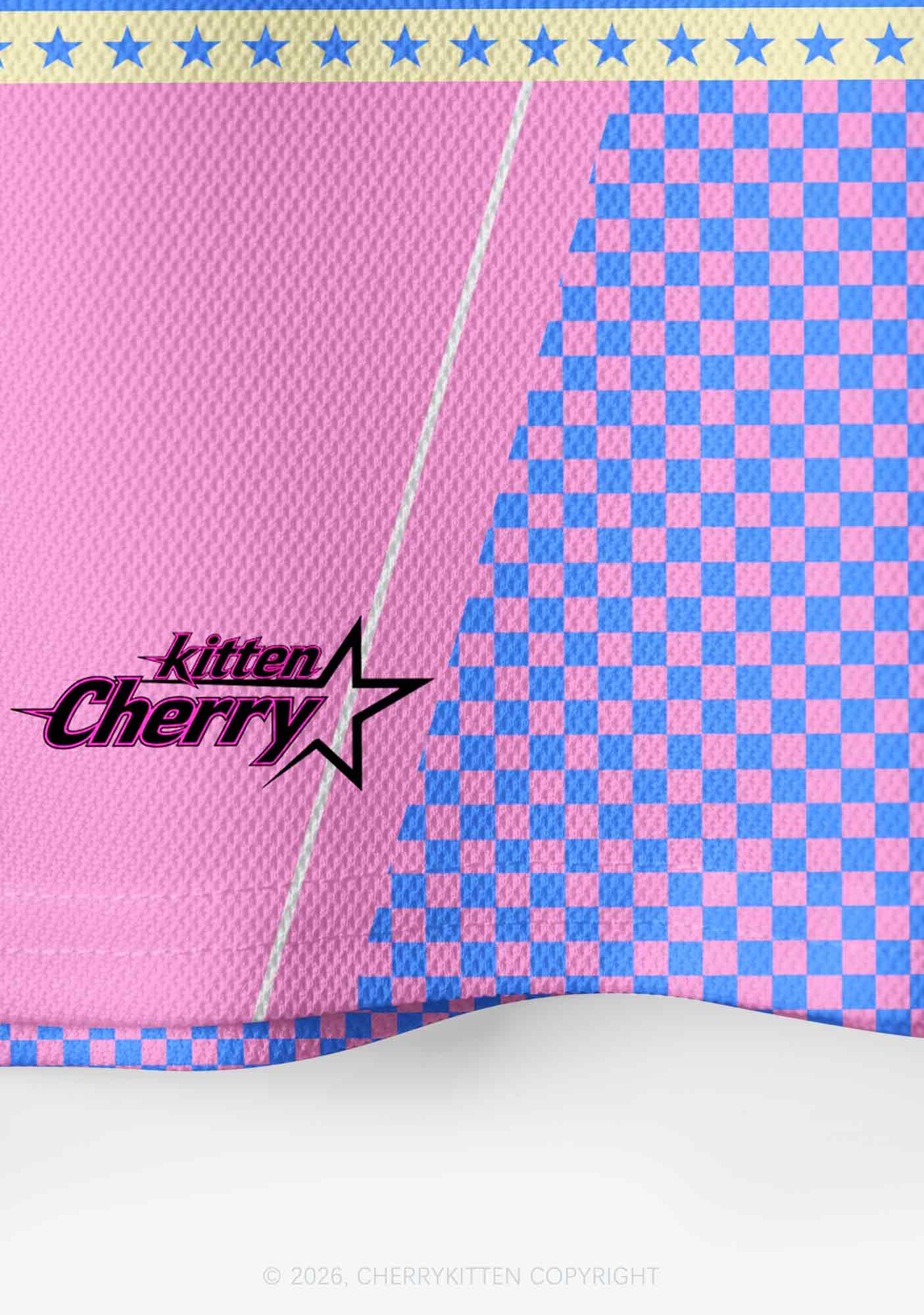 Pink Girl Kisser Pride Y2K Crop Sport Jersey Shirts Cherrykitten