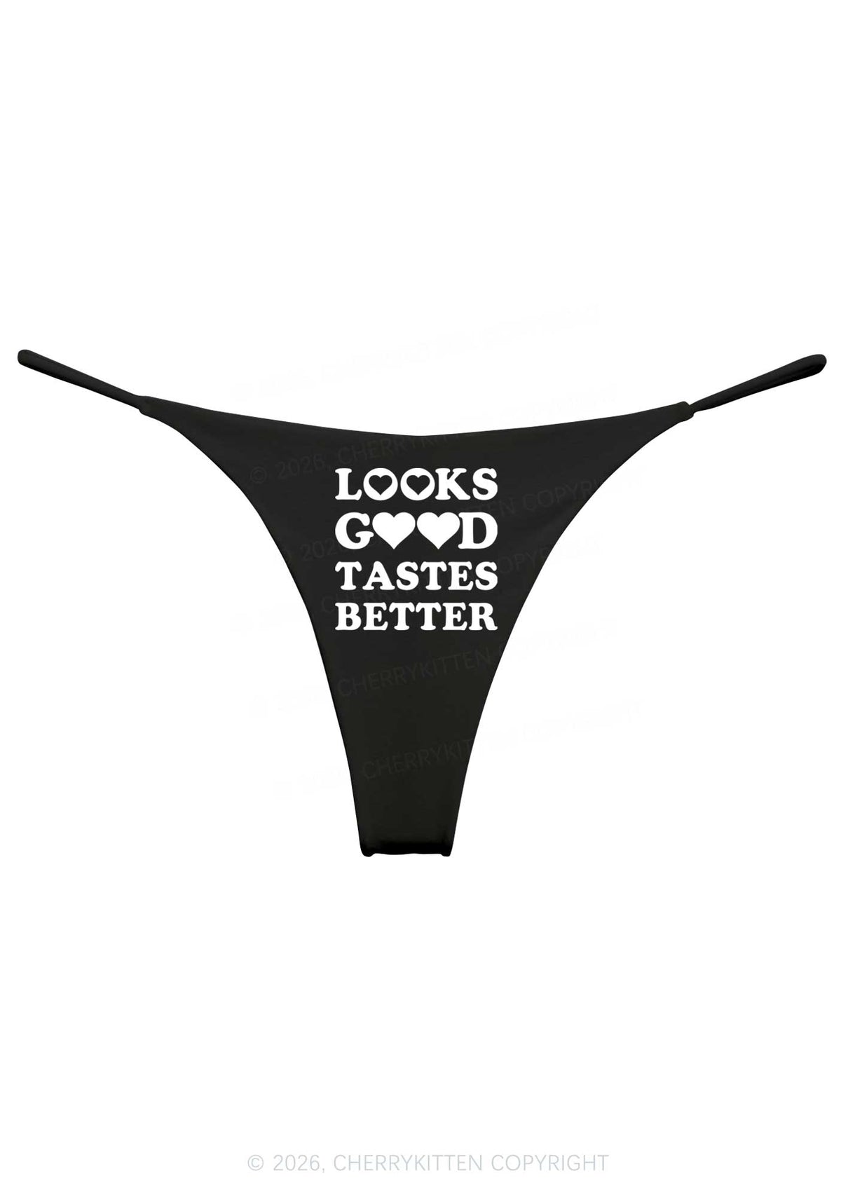 Looks Good Tastes Better Y2K Bikini String Thong Cherrykitten