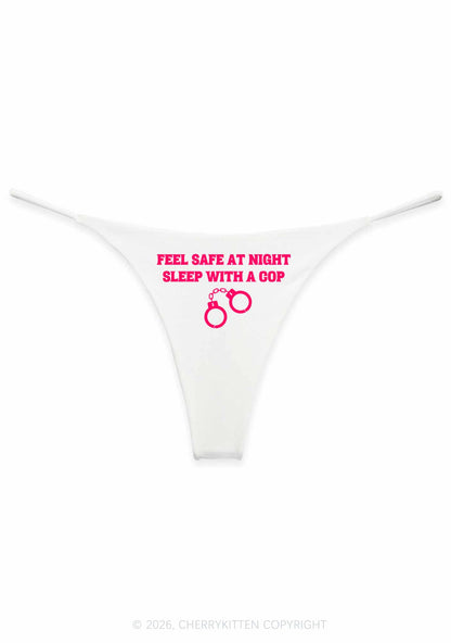Sleep With A Cop Y2K Bikini String Thong Cherrykitten
