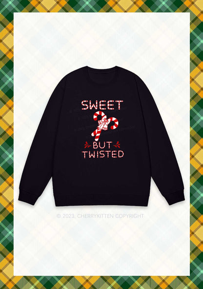 Sweet But Twisted Christmas Y2K Sweatshirt Cherrykitten