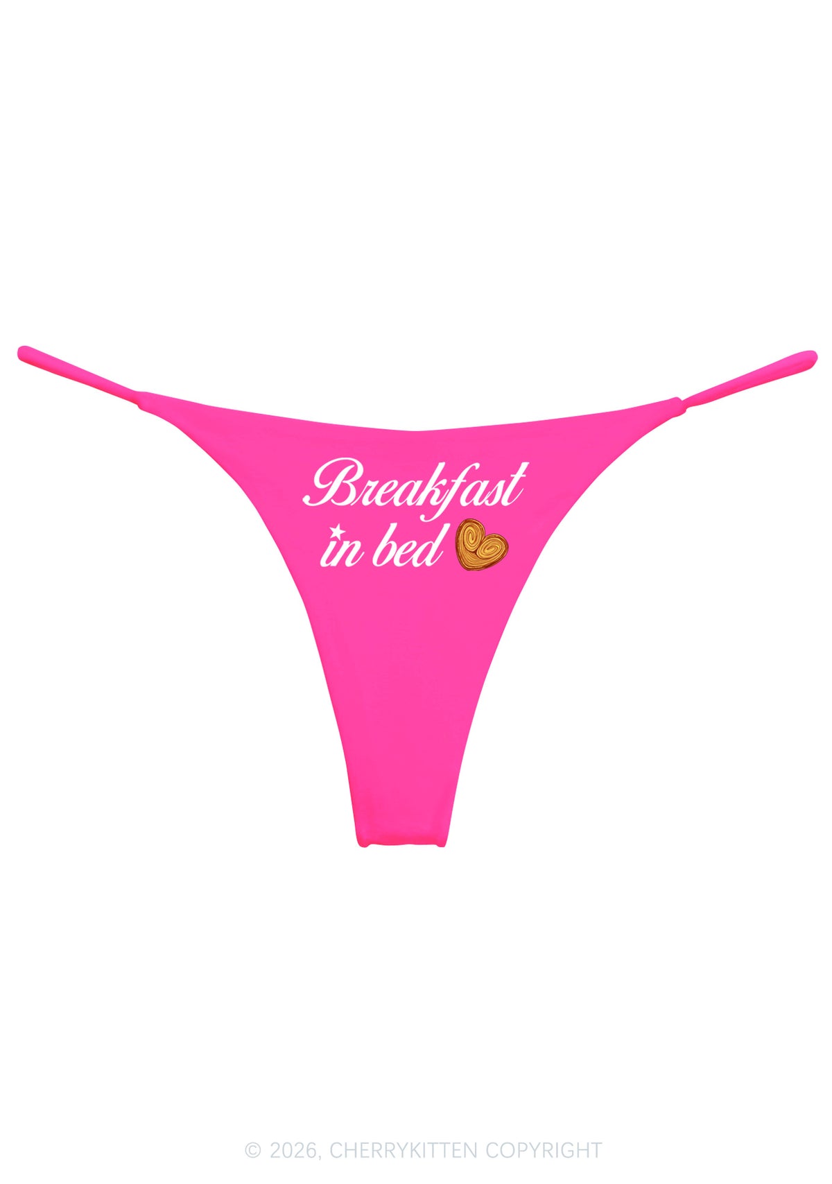 Breakfast In Bed Y2K Bikini String Thong Cherrykitten