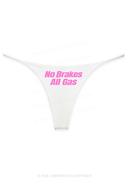 No Brakes All Gas Y2K Bikini String Thong Cherrykitten
