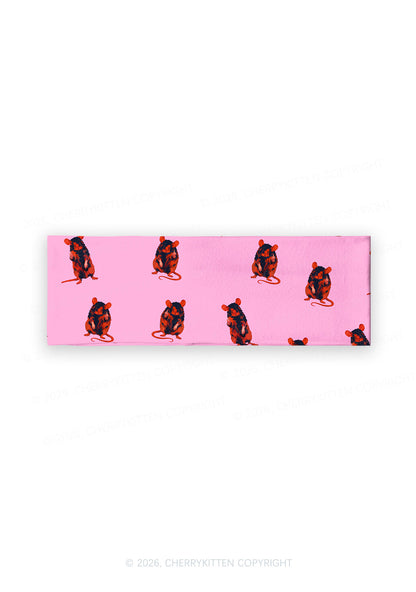 Sassy Rat Y2K Print Headband Cherrykitten