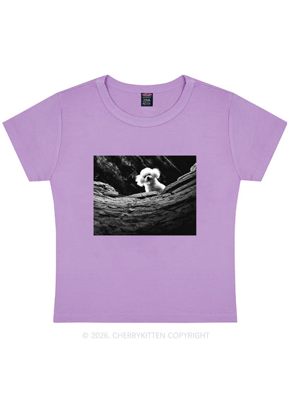 Halloween Bichon Frise Dog Y2K Baby Tee Cherrykitten