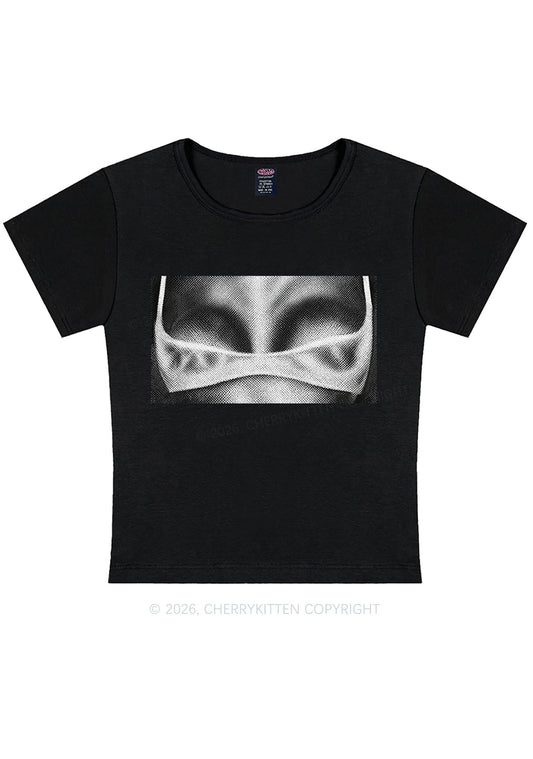 Lingerie Bxxbs Y2K Baby Tee Cherrykitten