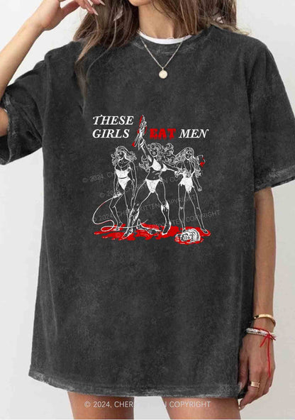 These Girls Eat Men Y2K Washed Tee Cherrykitten