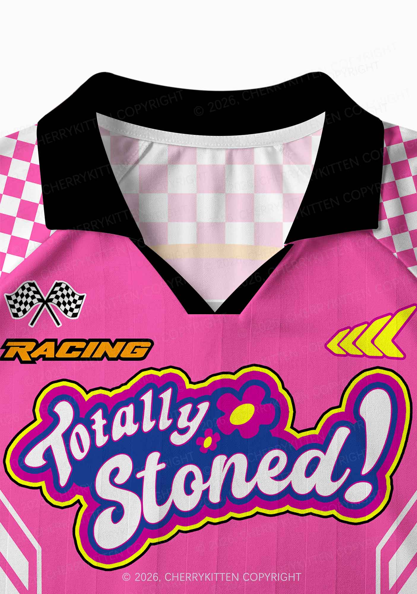 Custom Totally Stoned Y2K Long Sleeve Sport Jersey Shirts Cherrykitten
