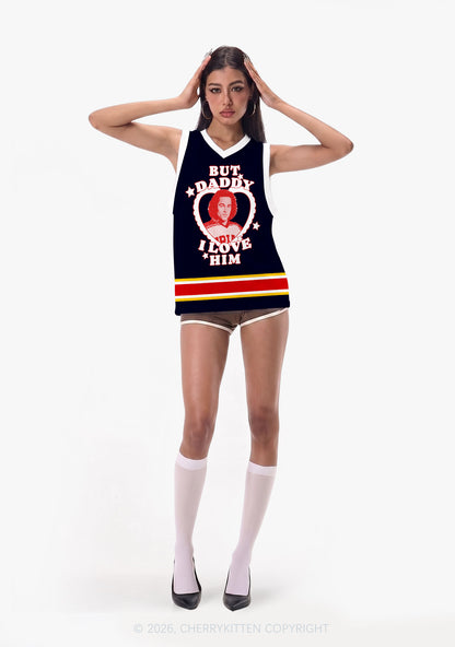 But Daddy I Love Him JT Y2K Sport Jersey Tank Cherrykitten