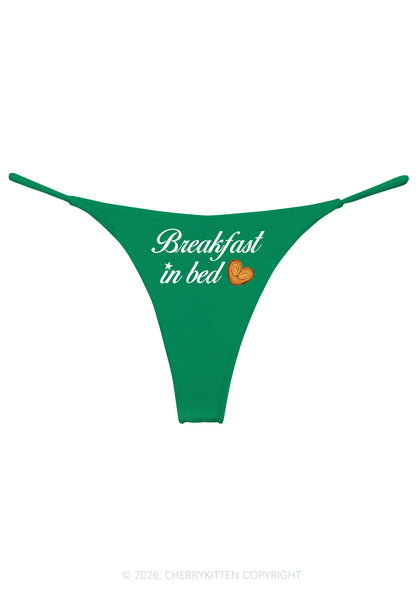 Breakfast In Bed Y2K Bikini String Thong Cherrykitten