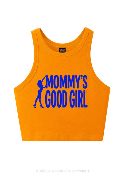 Mommys Good Girl Y2K Crop Tank Top Cherrykitten
