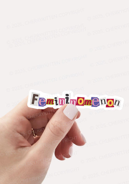 Femininomenon Pride 1Pc Y2K Sticker Cherrykitten
