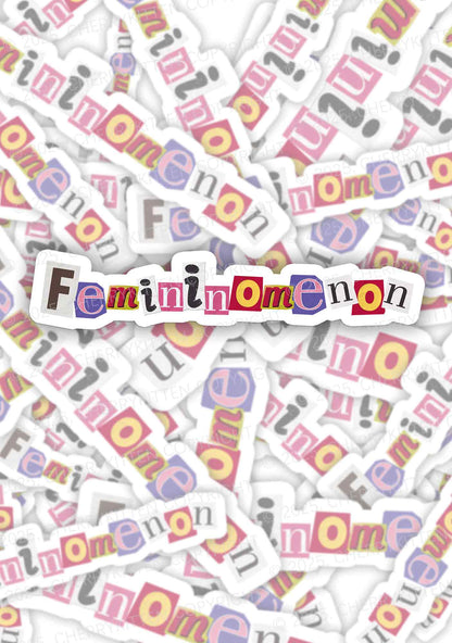 Femininomenon Pride 1Pc Y2K Sticker Cherrykitten