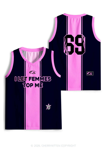 Pink Flame Star Femmes Top Me Pride Y2K Sport Jersey Tank Cherrykitten