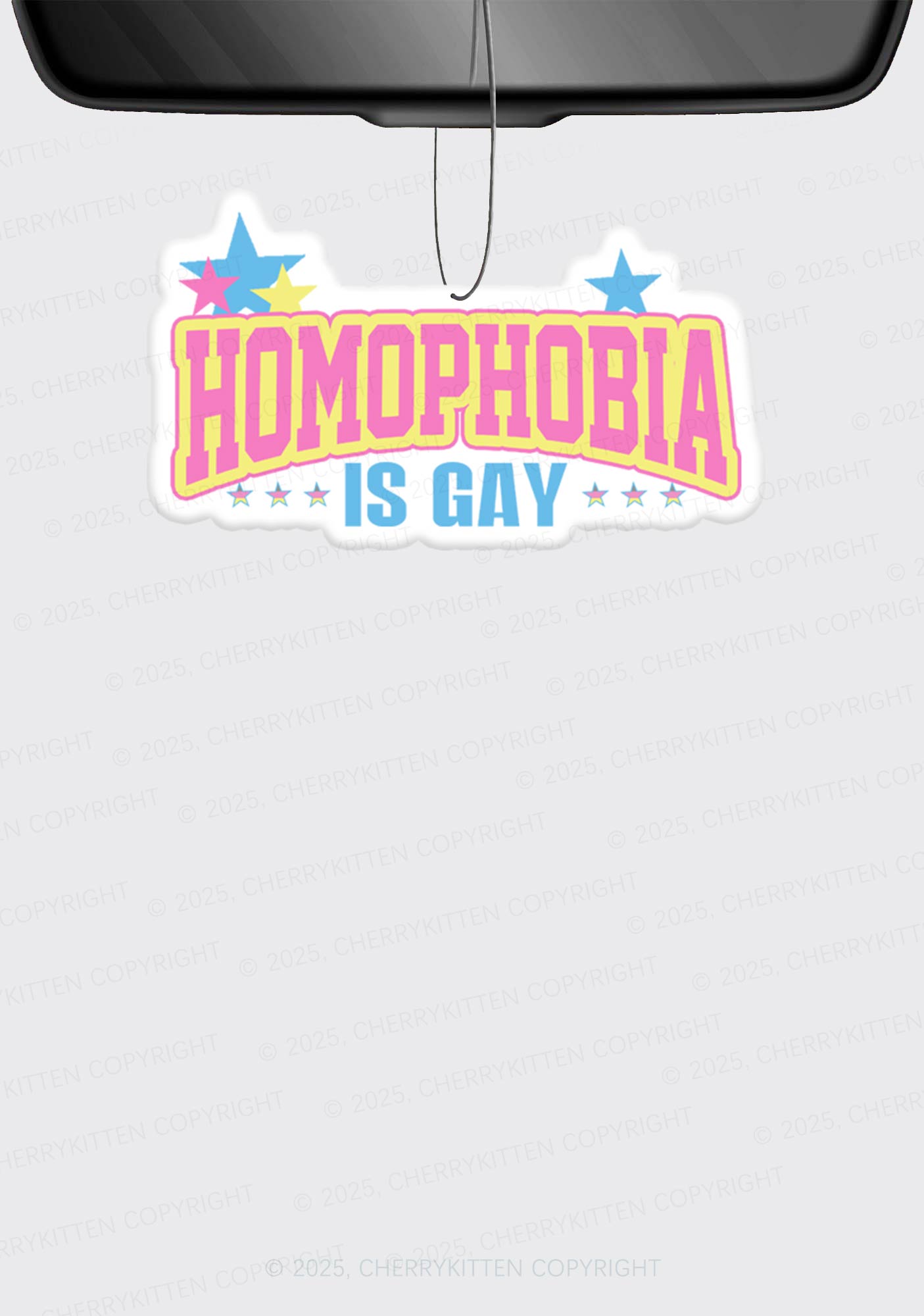 Homophobia Is Gay Pride 1Pc Y2K Car Air Freshener Cherrykitten