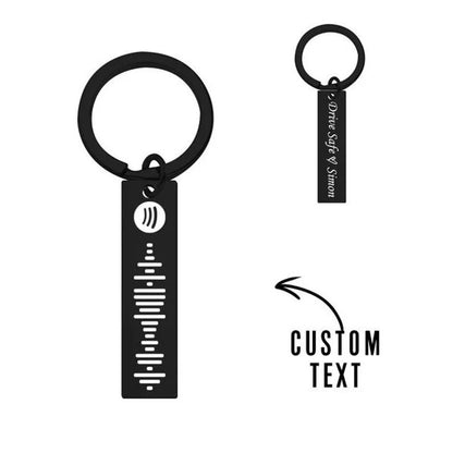 Personalised Music Code Keychain