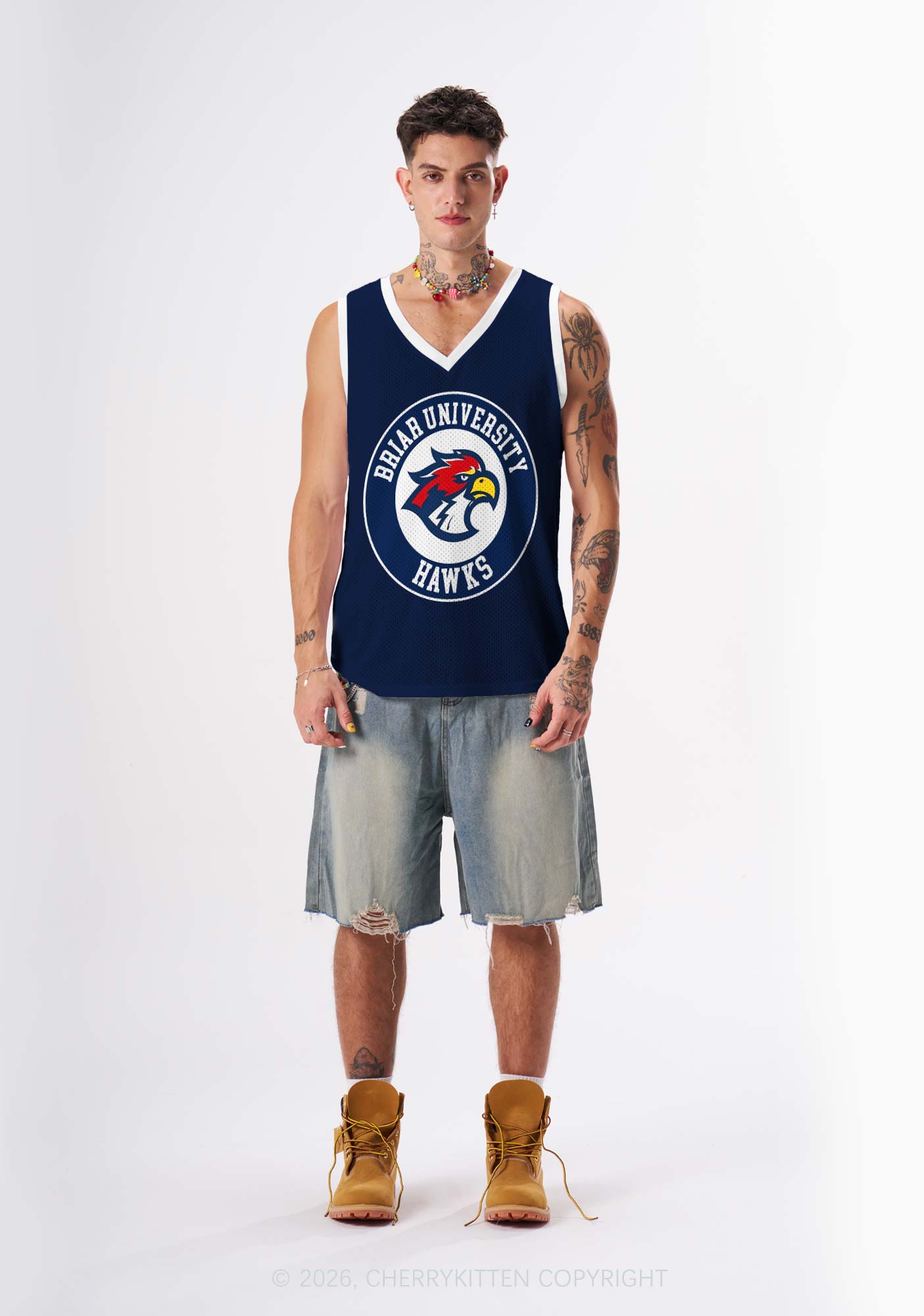 College Hockey Team JT Y2K Sport Jersey Tank Cherrykitten