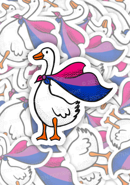 Bisexual Goose Pride 1Pc Y2K Sticker Cherrykitten