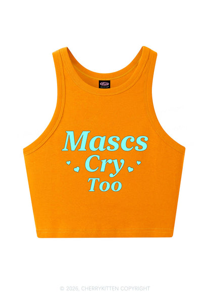 Mascs Cry Too Pride Y2K Crop Tank Top Cherrykitten