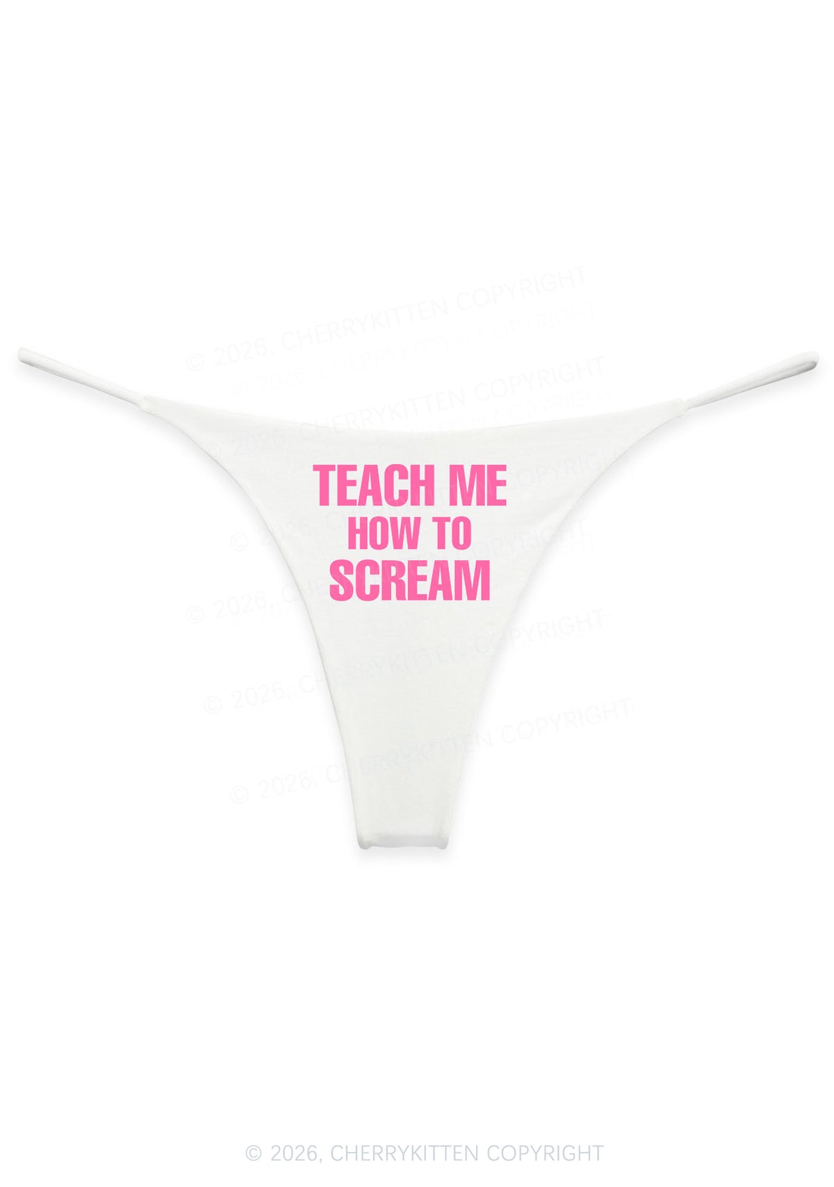 Teach Me How To Scream Y2K Bikini String Thong Cherrykitten