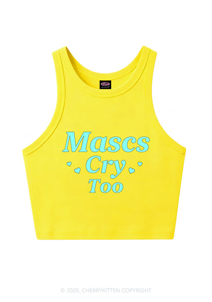 Mascs Cry Too Pride Y2K Crop Tank Top Cherrykitten