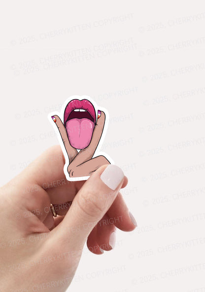 Lesbian Kissing Pride 1Pc Y2K Sticker Cherrykitten