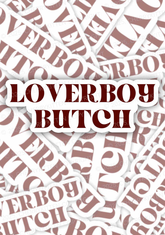 Loverboy Butch Pride 1Pc Y2K Sticker Cherrykitten