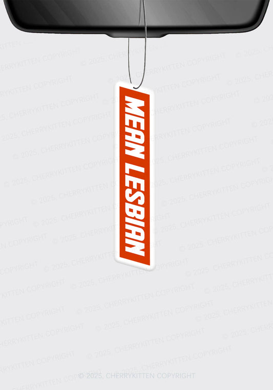 Mean Lesbian Pride 1Pc Y2K Car Air Freshener Cherrykitten