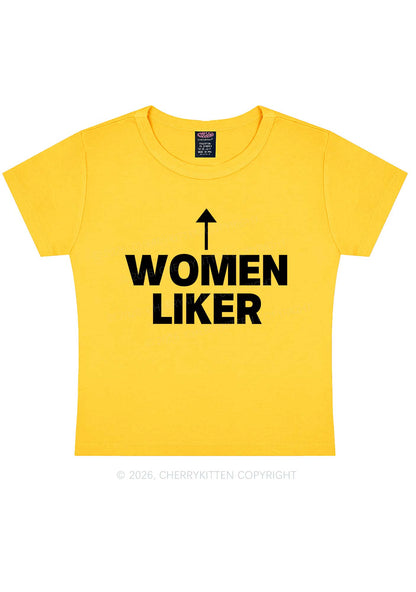 Women Liker Pride Y2K Baby Tee Cherrykitten