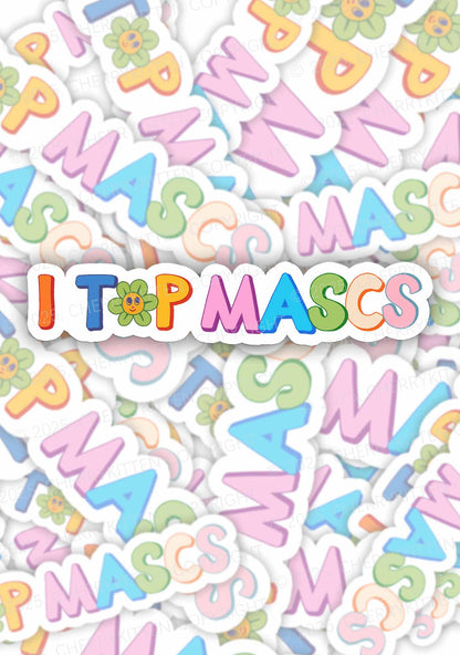 I Top Mascs Pride 1Pc Y2K Sticker Cherrykitten