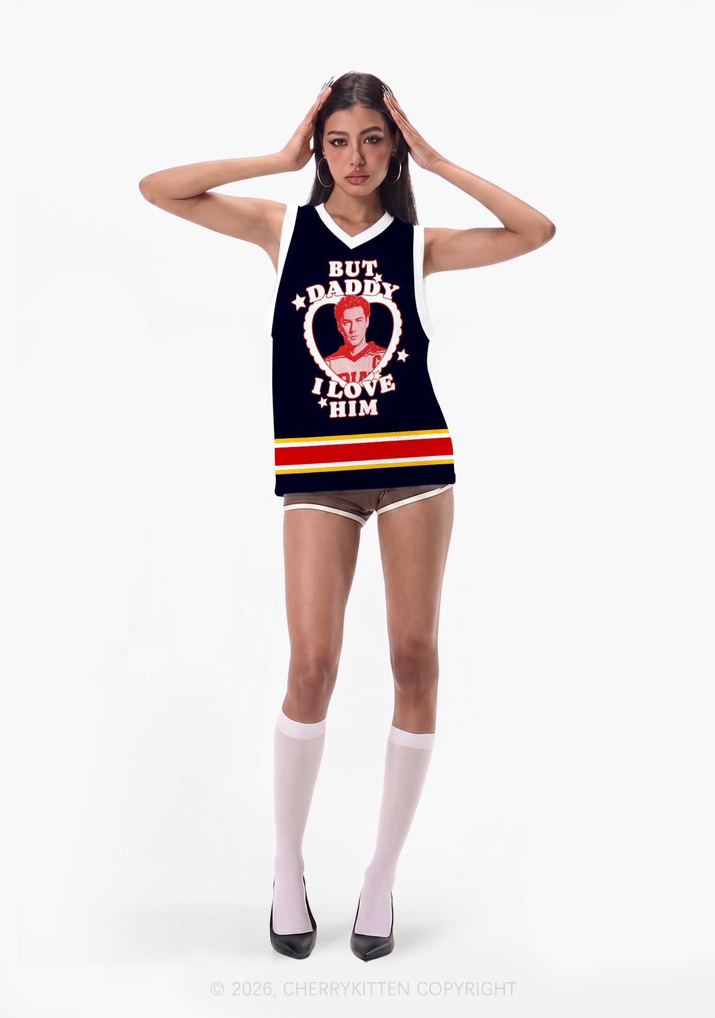 But Daddy I Love Him GG Y2K Sport Jersey Tank Cherrykitten