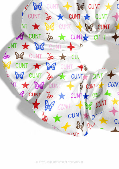 Colorful Cxxt Y2K Hair Scrunchie Cherrykitten