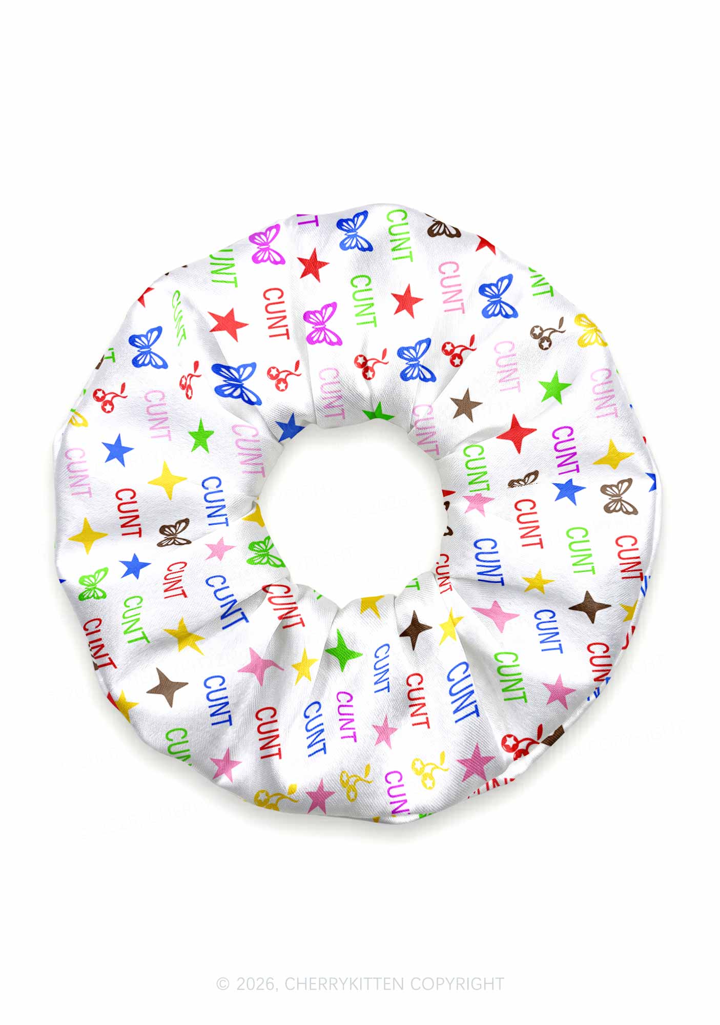 Colorful Cxxt Y2K Hair Scrunchie Cherrykitten