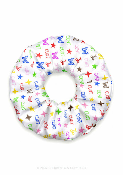 Colorful Cxxt Y2K Hair Scrunchie Cherrykitten