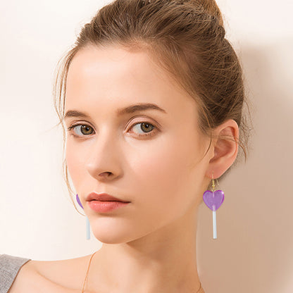 Heart Lollipop Earrings