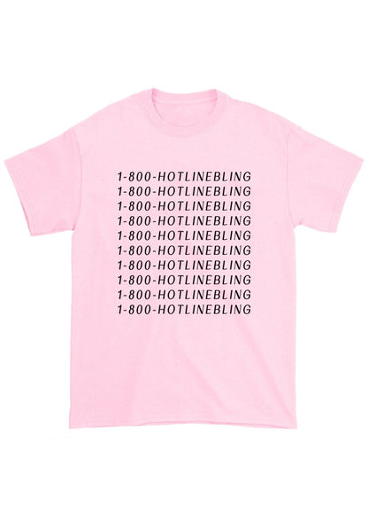 1-800-Hot Line Bling Chunky Shirt - cherrykitten1-800-Hot Line Bling Chunky Shirt