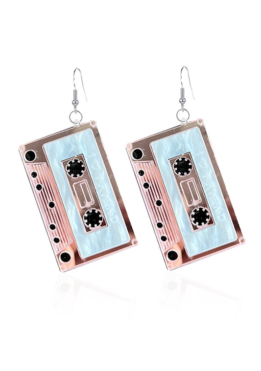 Vintage Cassette Tape Earrings