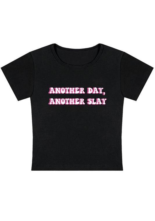Another Day Another Slay Y2k Baby Tee-cherrykitten-Baby Tees,Savage,Tops