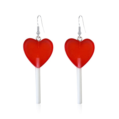 Heart Lollipop Earrings