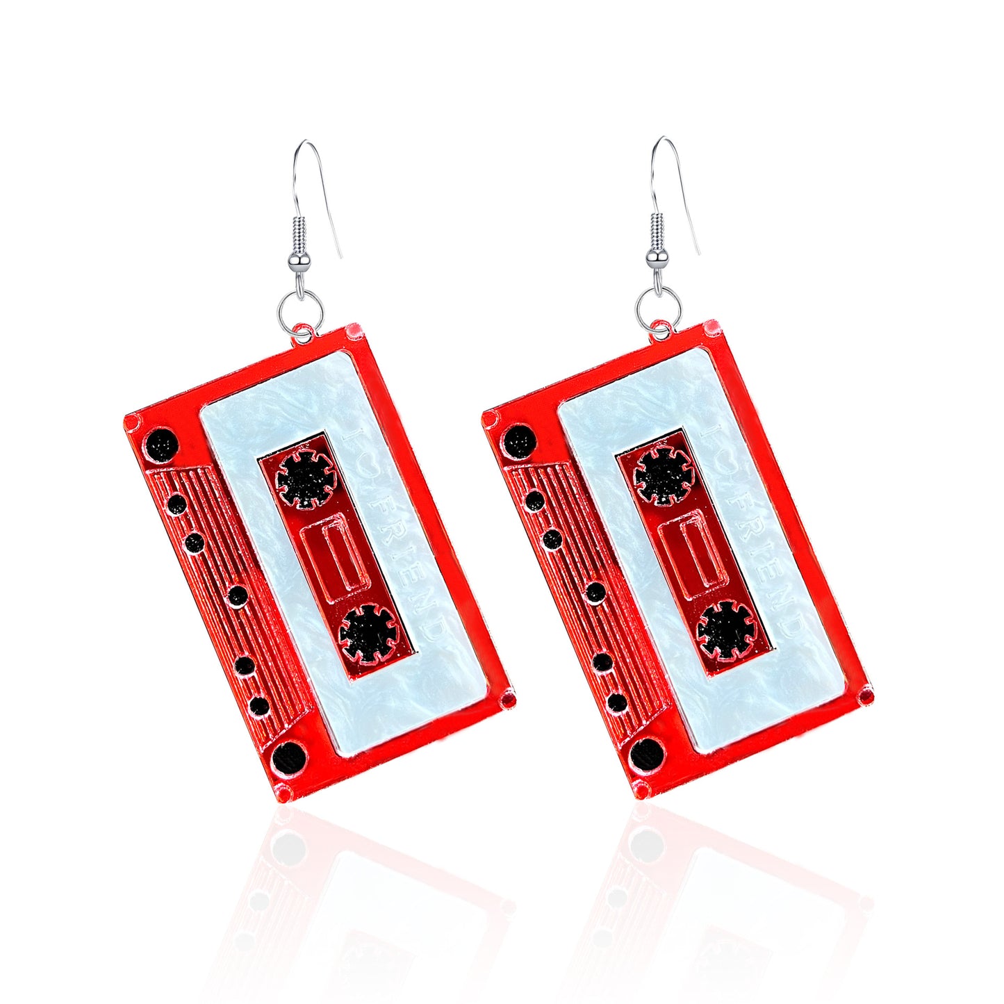 Vintage Cassette Tape Earrings