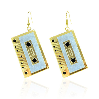 Vintage Cassette Tape Earrings