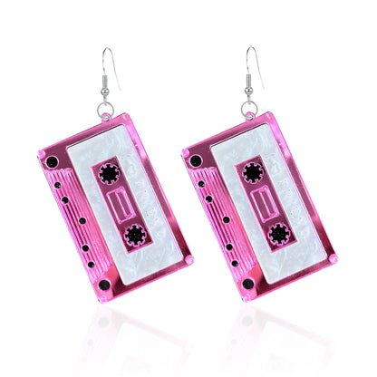 Vintage Cassette Tape Earrings