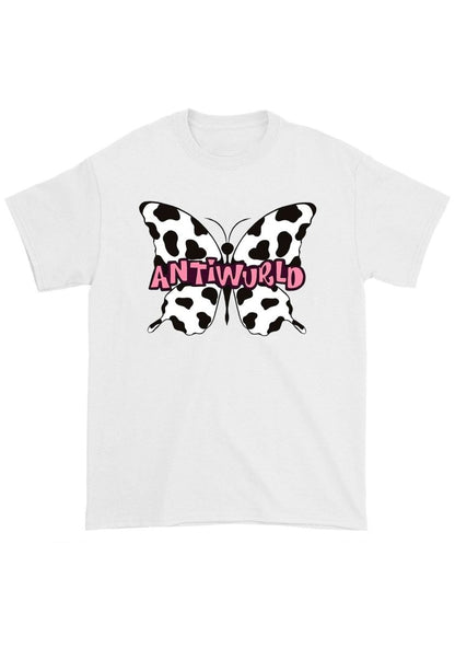 Antiworld Butterfly Chunky Shirt - cherrykittenAntiworld Butterfly Chunky Shirt