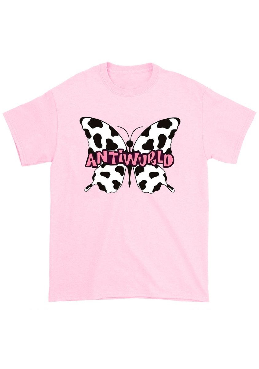 Antiworld Butterfly Chunky Shirt - cherrykittenAntiworld Butterfly Chunky Shirt